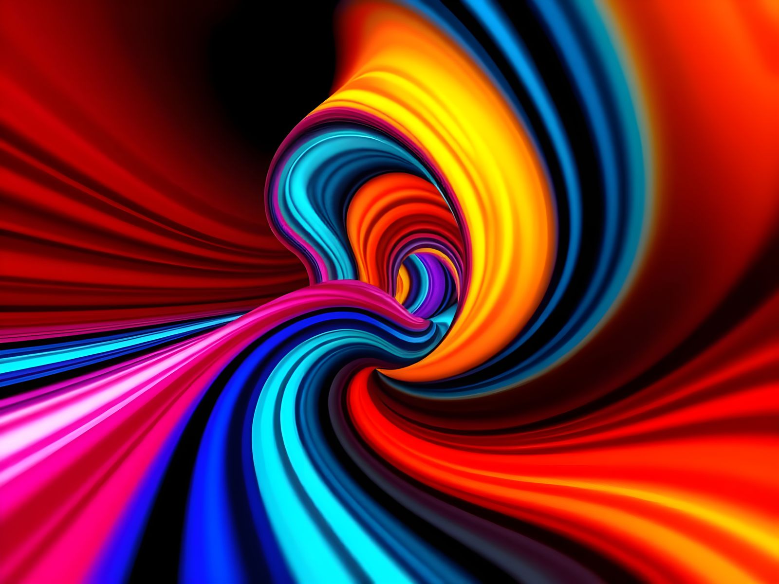 Chromadynamic Spheric Art in Felipe Pantone Style