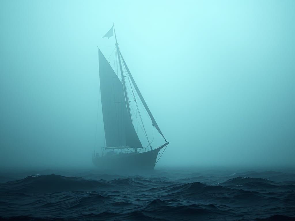 Ethereal Sailor in the Fog