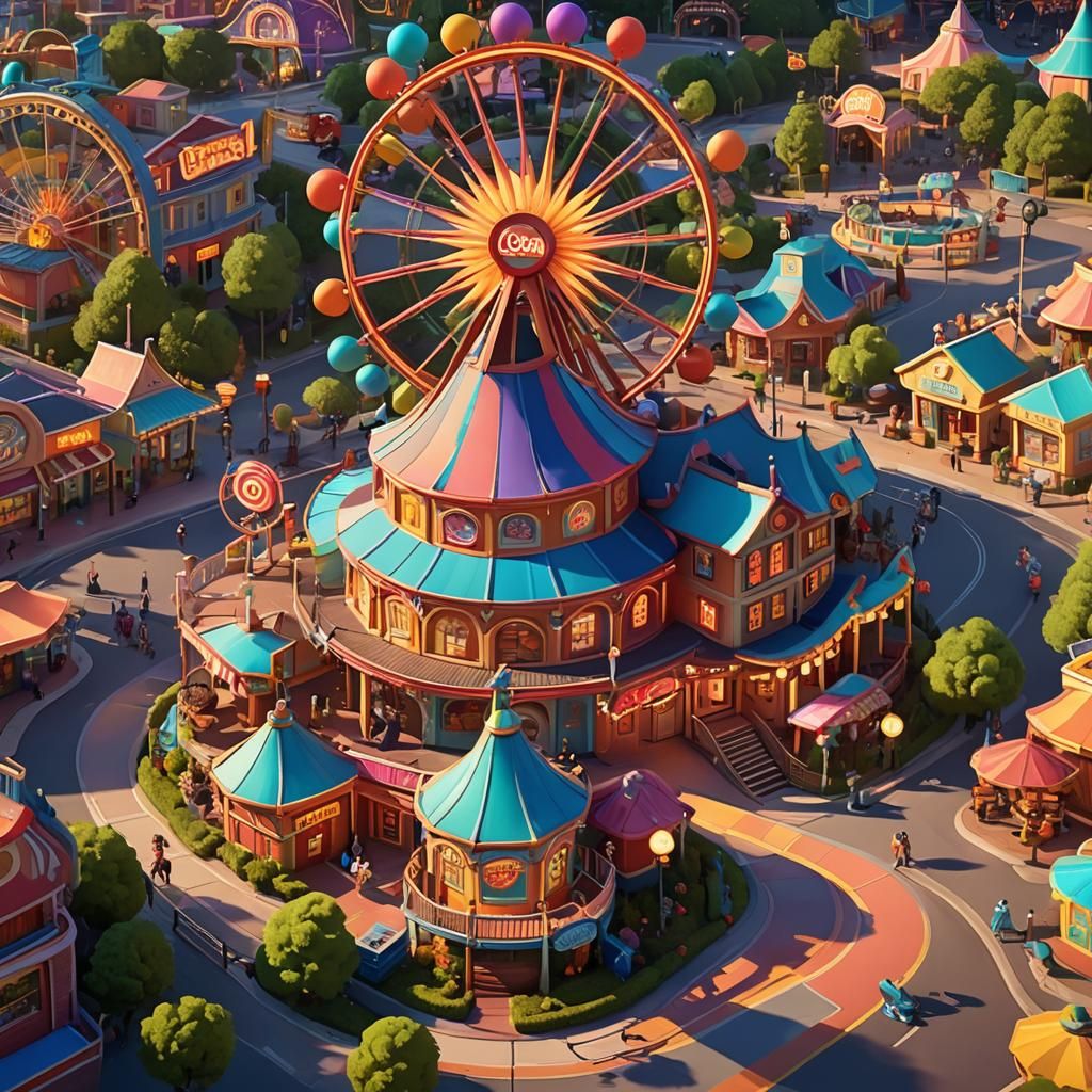 Pixar-Inspired Amusement Park: Auntie Donna's House