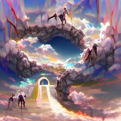 Ethereal Portal to Another Dimension