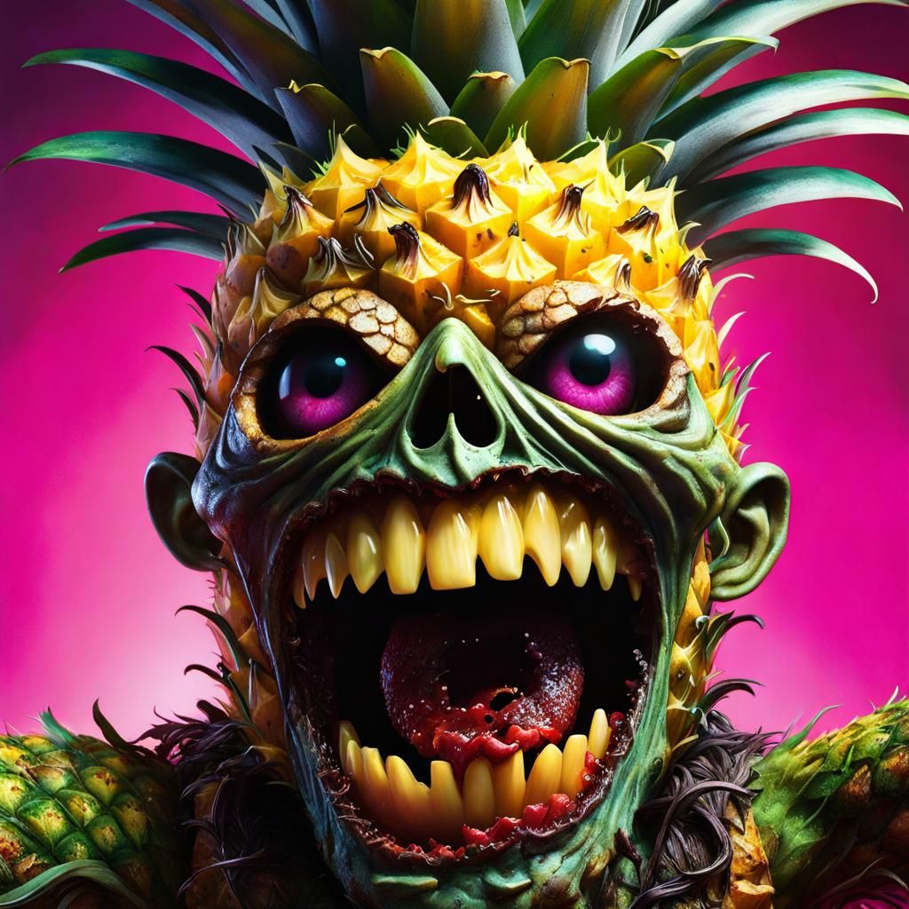 Wacky Lulu Zombie Fruit, by Per