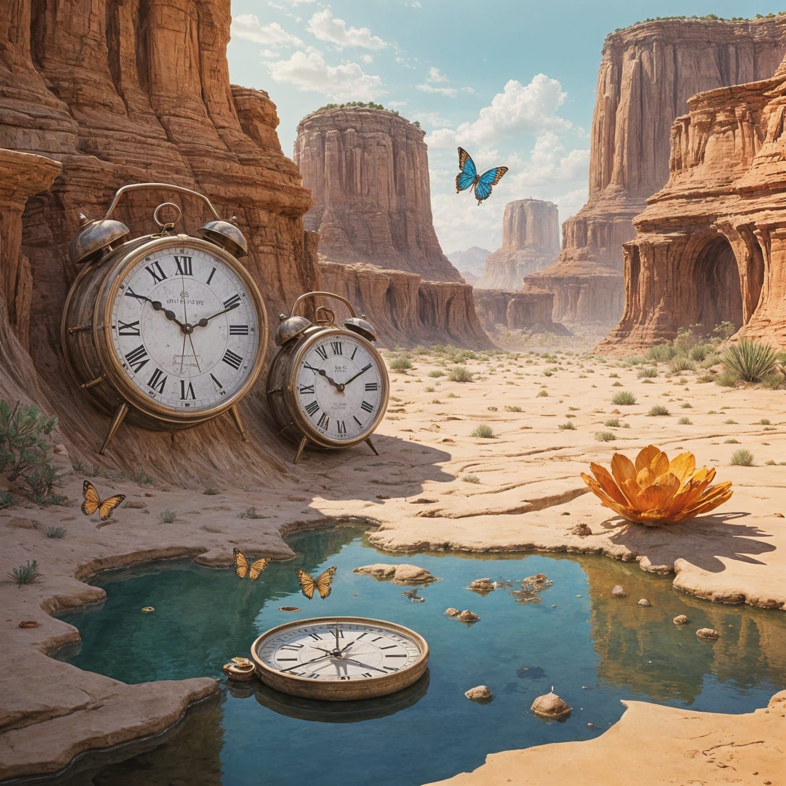 Oasis of forgotten hours