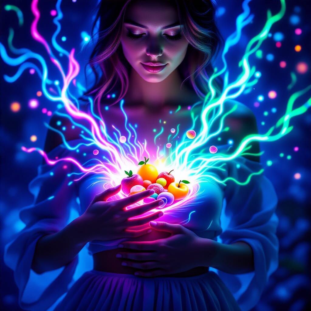 4K ultra-detailed fantasy portrait: a person who has just sw...