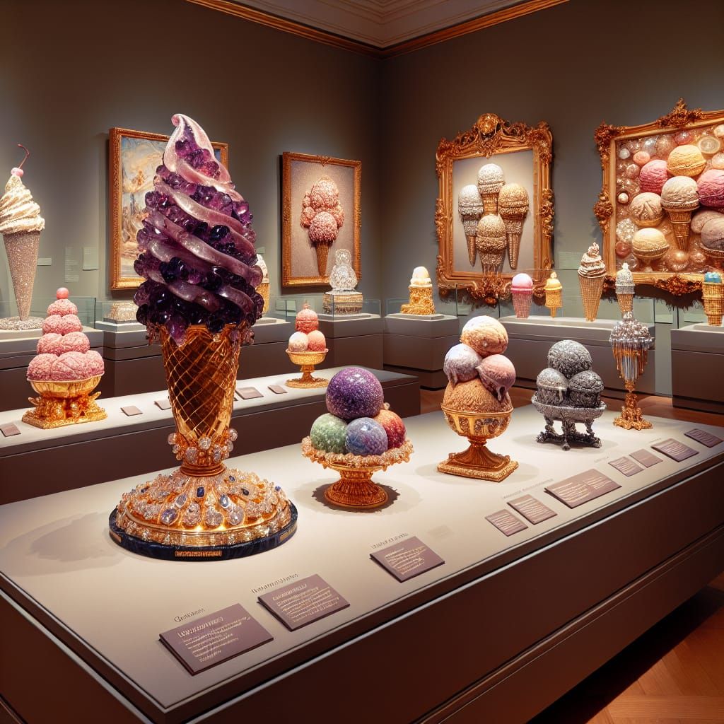 gilded ice cream