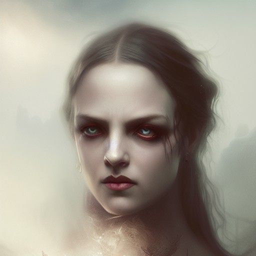 Sinister Queen of Perdition: Ethereal Fantasy Art