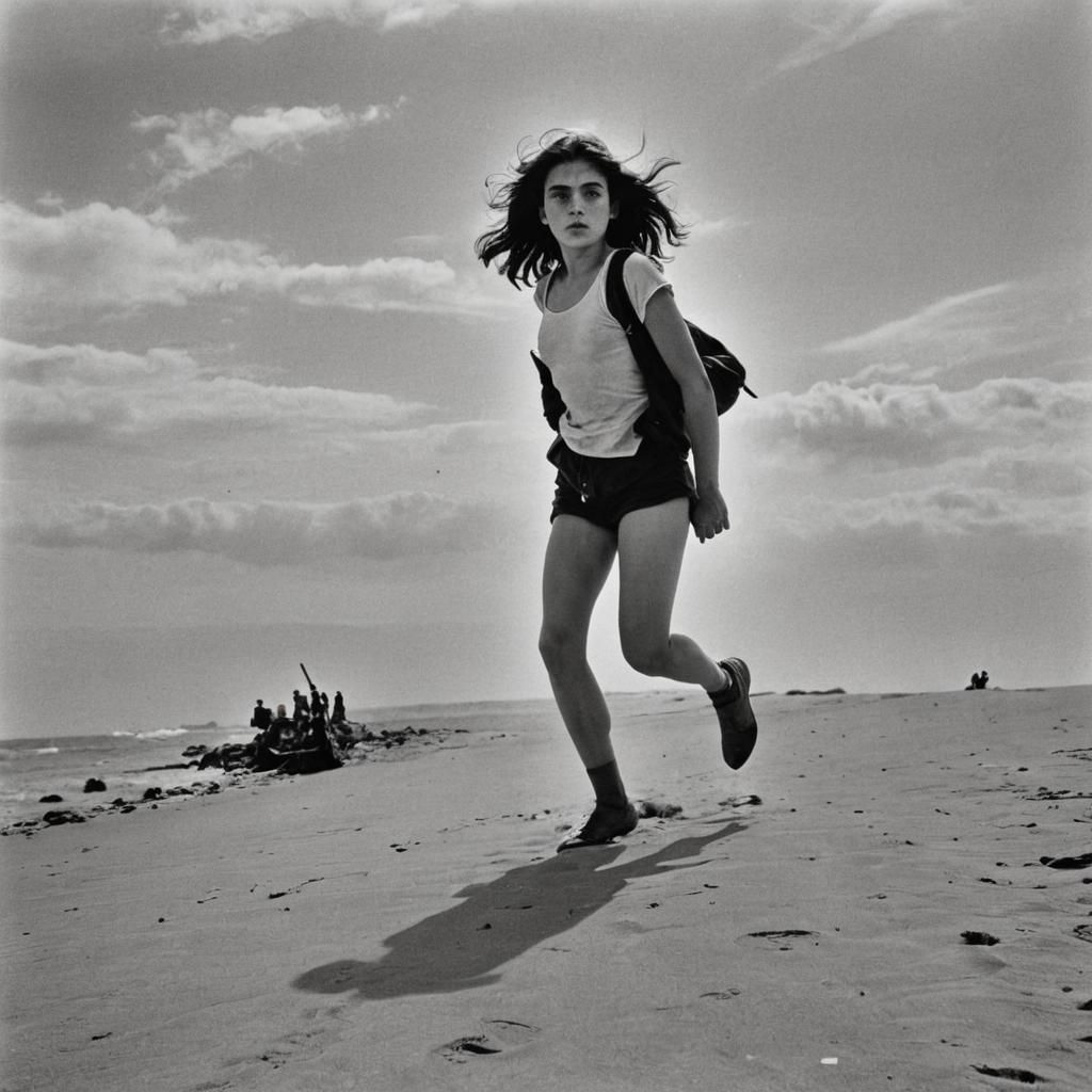 Grimdark War Scene in Photojournalistic Style