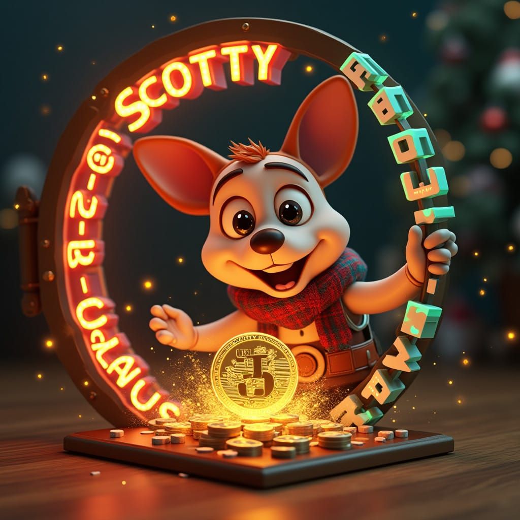 Scotty, Pixar-Style Animated Character, Opens Door to Blockc...