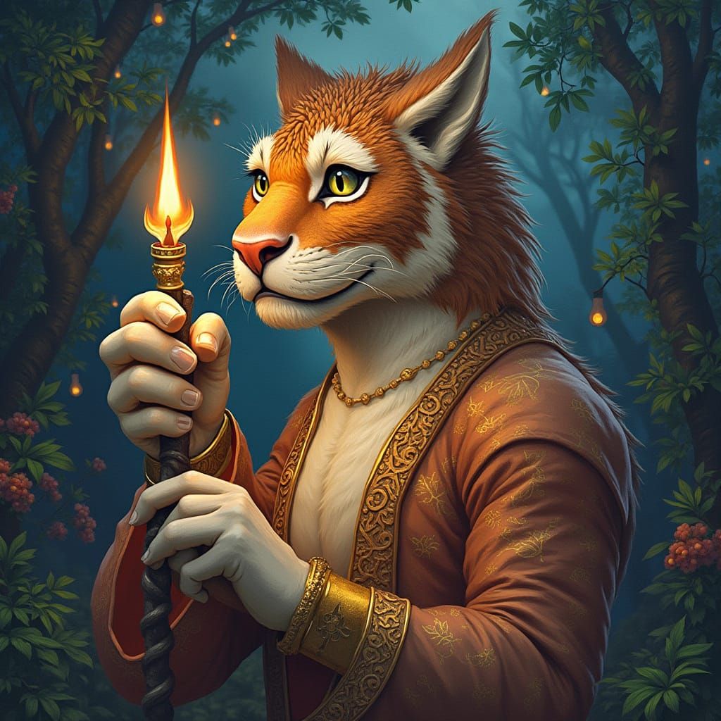 Whimsical Bear's Den in Muted Watercolor