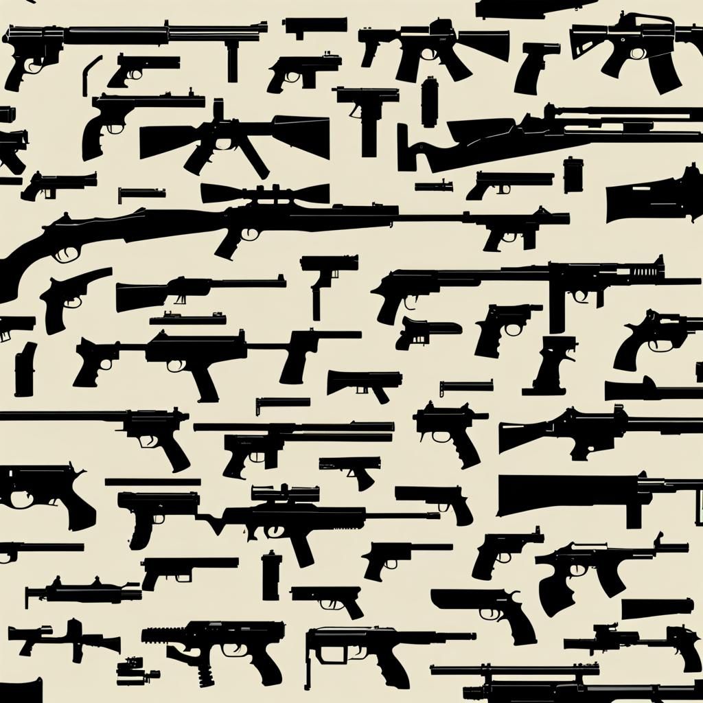 Display of Modern Firearms and Weapons