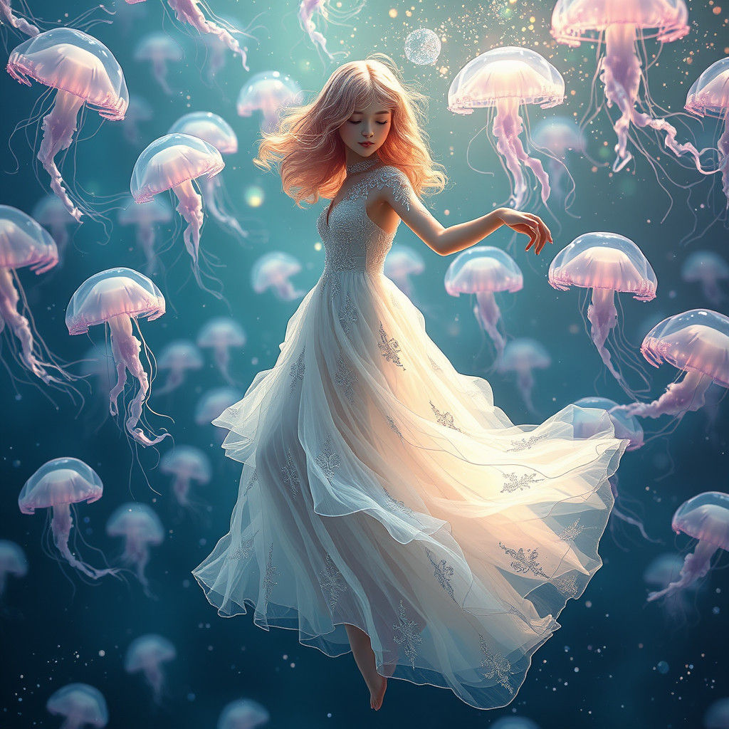 Underwater Dance: A Surrealist Fantasy in 8K