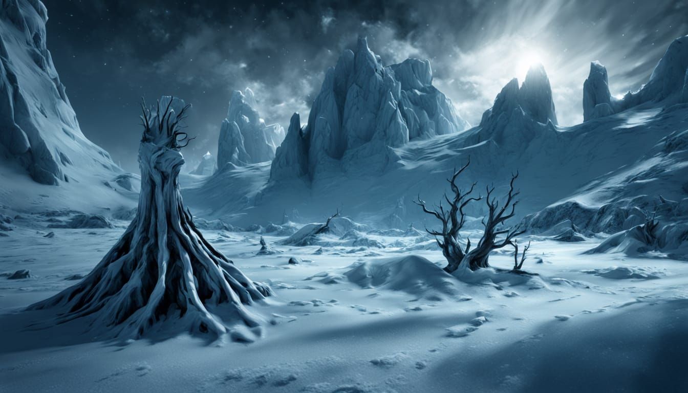 Cold And Sinister Landscape