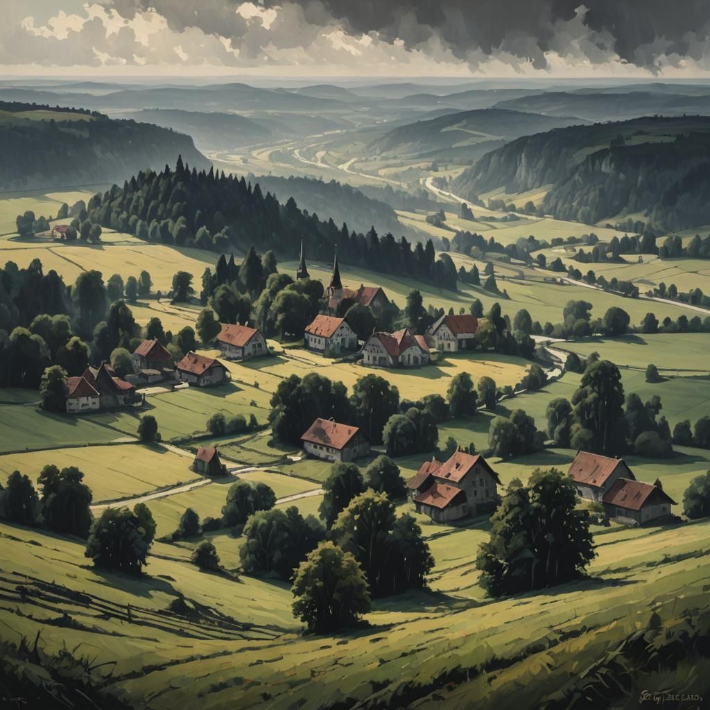 A German landscape