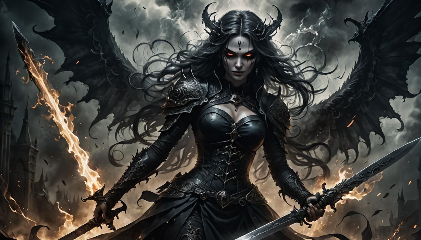 Gothic Deity of Smoke and Shadow