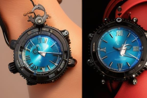 Hyper-realistic Clockpunk Crab in Steampunk Dystopia