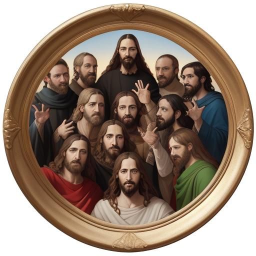 Jesus and Apostles Take a Selfie