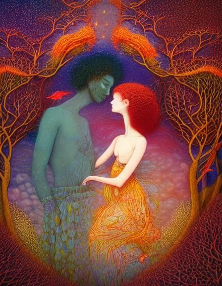 Bobby Honey's Fairytale Universe: Detailed Tree Carvings