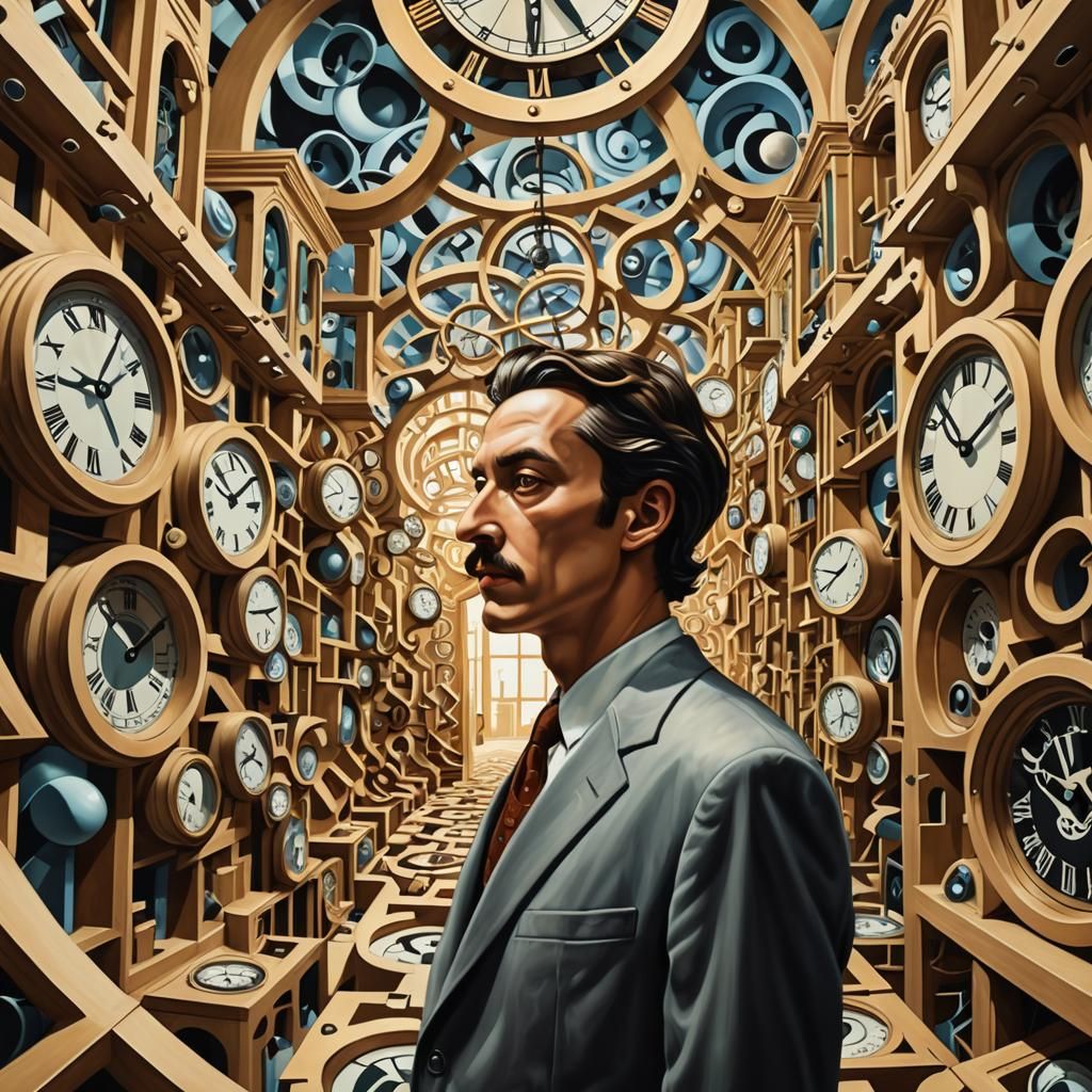 MC Escher, S Dali, woedy sis ca bosht deldo bes coma biszy 2 sashes delpopep do dot dayse