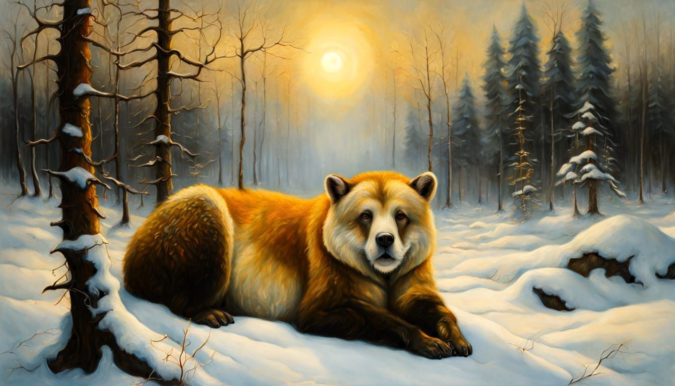 Atmospheric Oil Paintings of Nature's Cycles