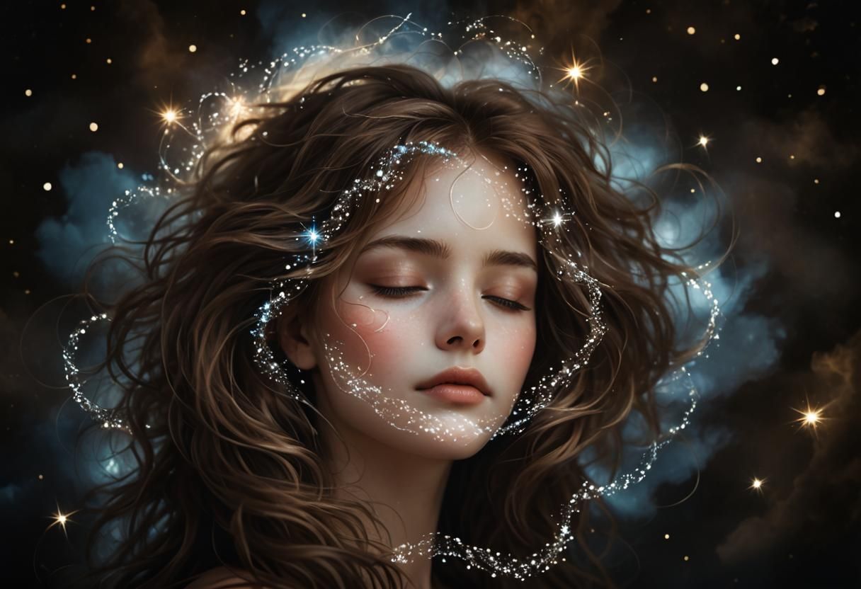 Dreamlike Portrait of Angie in Digital Art