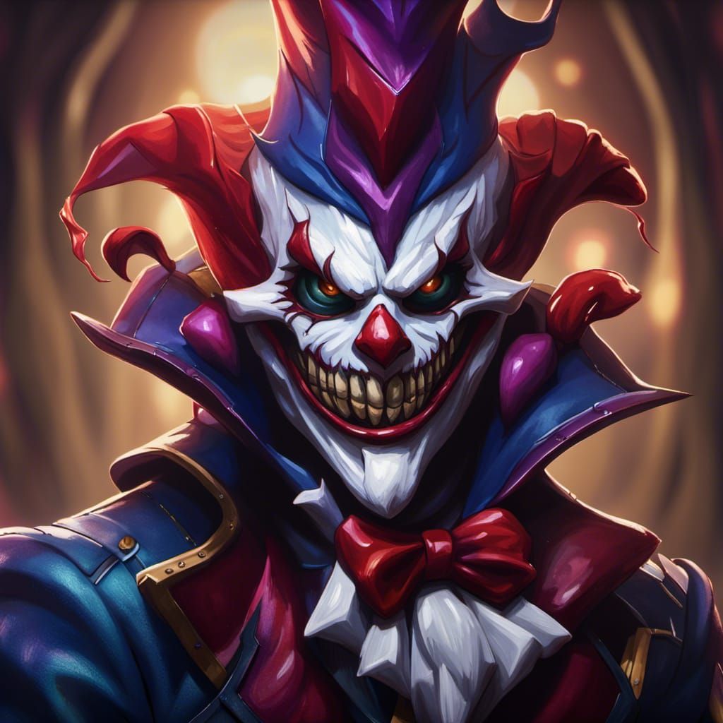 Realistic HD Icon of Shaco from League of Legends