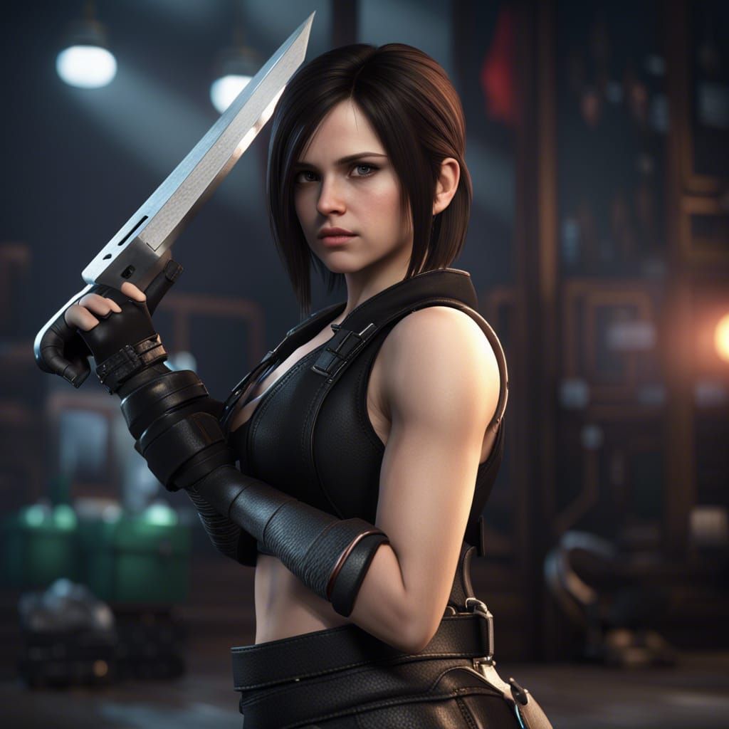 Bailee Madison as Tifa Lockhart in 3D