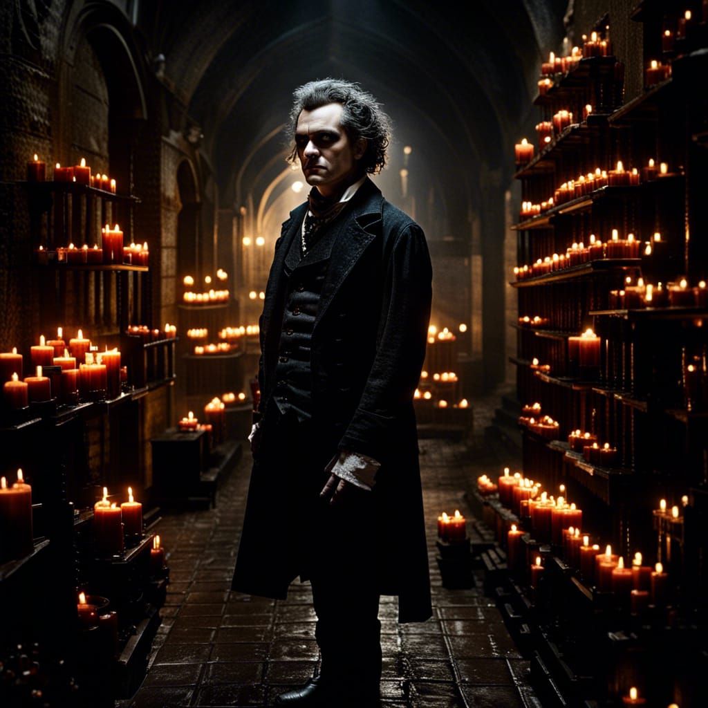 Sweeney Todd in a Gothic Underground City