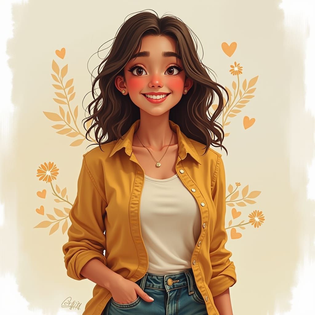 Heartfelt Portrait Evokes Warmth and Appreciation