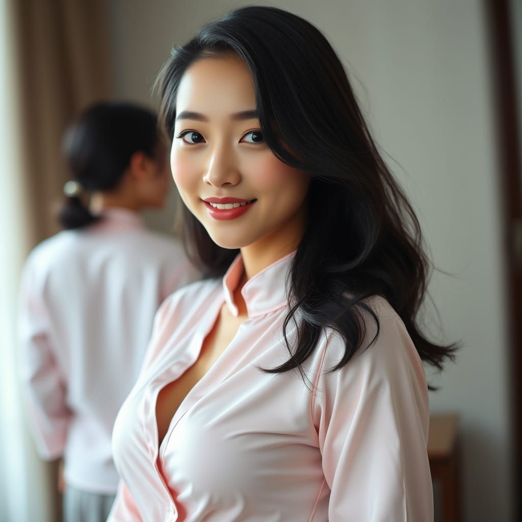 Romanticized Portrait of a Young Chinese Woman