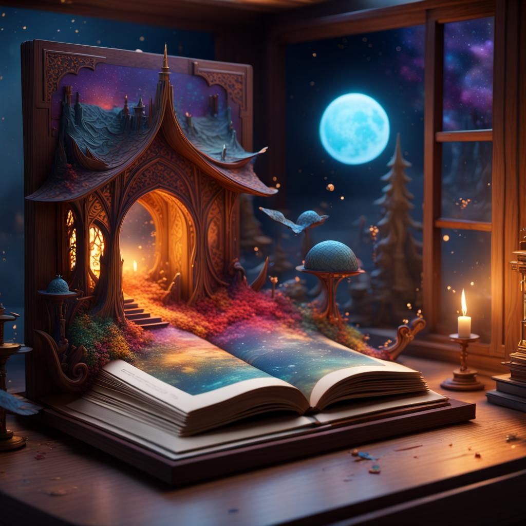 Fantasy Tale Emerges from Pop-Up Book