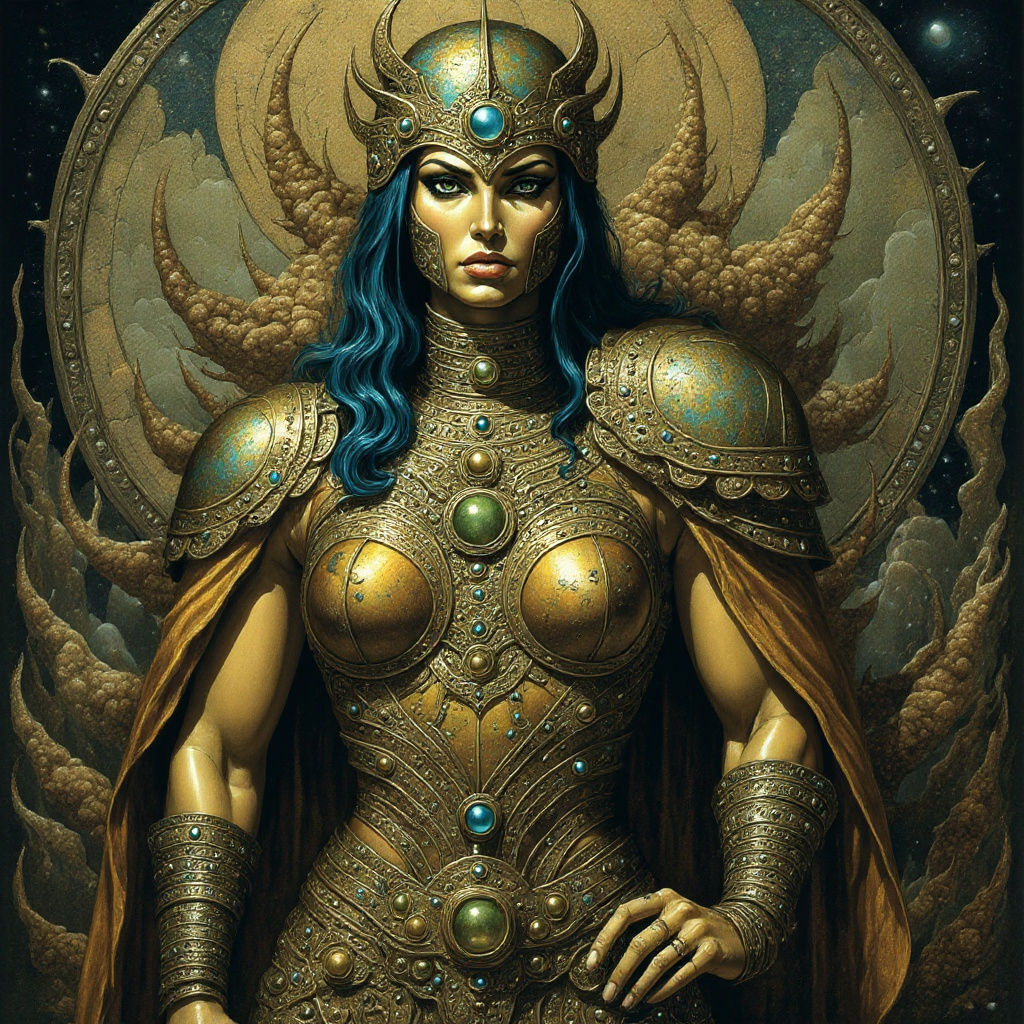 She-Hulk with Feline Traits Depicting Psychosis