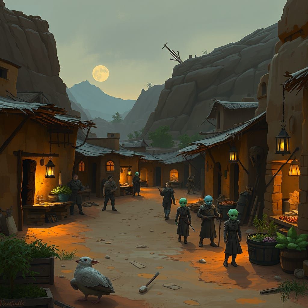 Dusty Canyon Village Life: Twi'lek Refugees Thrive in a Worl...