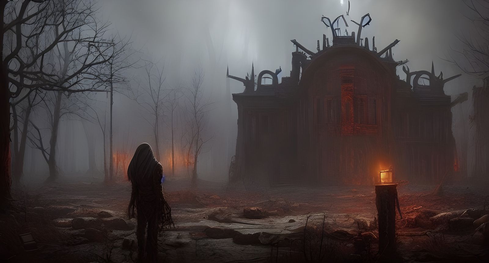 Dark Post-Apocalyptic World Ruined by Lovecraftian God