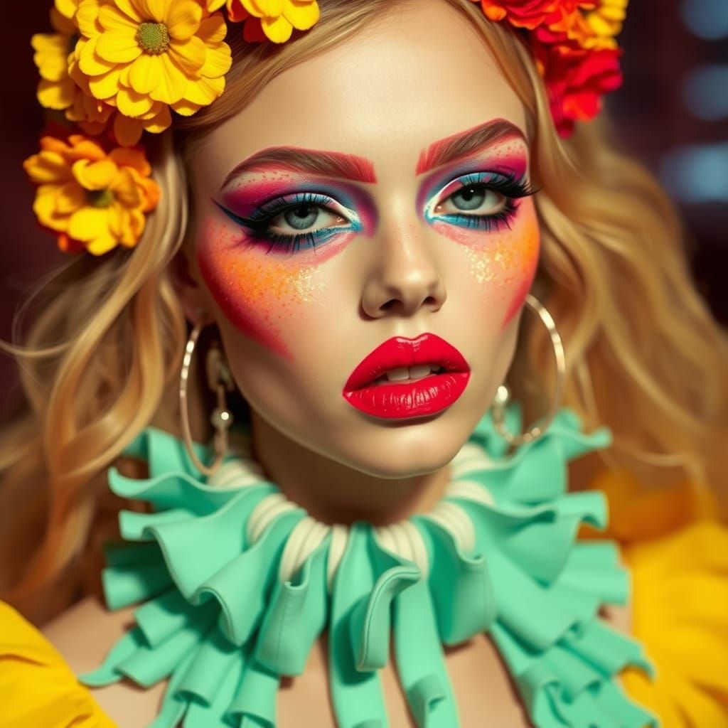Ibiza Glamour: Makeup Art Inspired by Fashion Photography