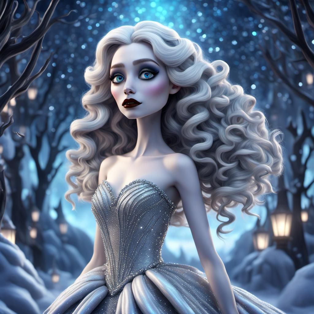 Tim Burton Sliver Theme Look