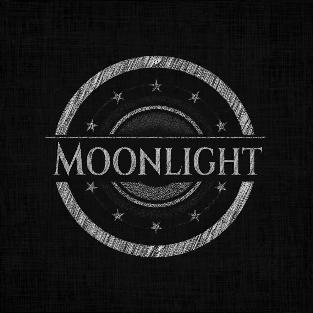 Chalky Moonlight Text Art