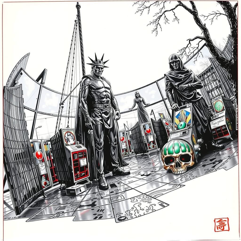 Hyperrealistic Sculpture Reflecting Grandeur