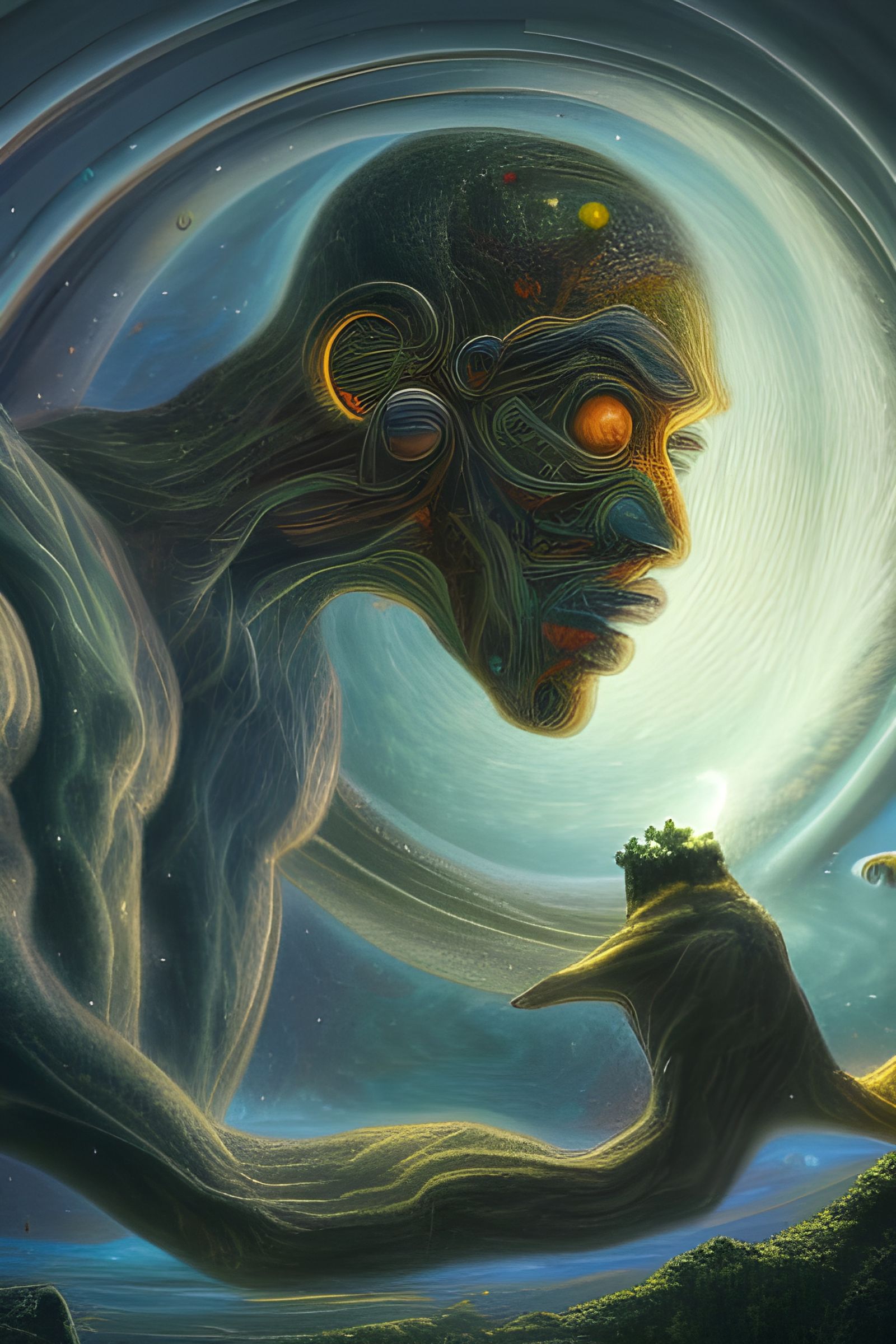 Cosmic Creation: Hyperdetailed Astral Fantasy Art