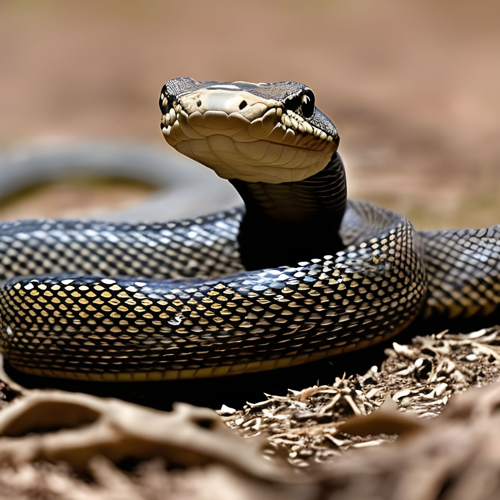 Majestic Cobra Snake Image