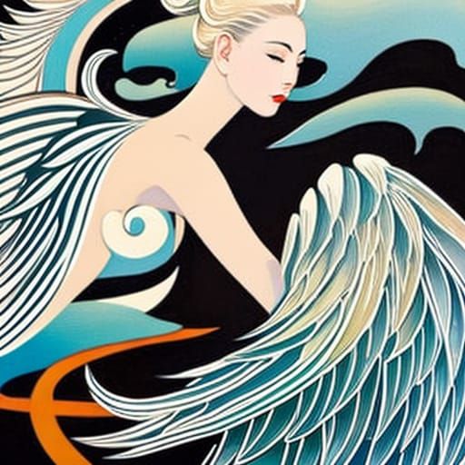 turning into a swan