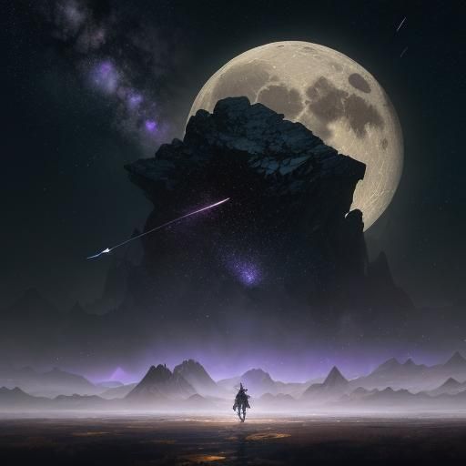 Cosmic Arrow Strikes Amidst Stellar Canvas