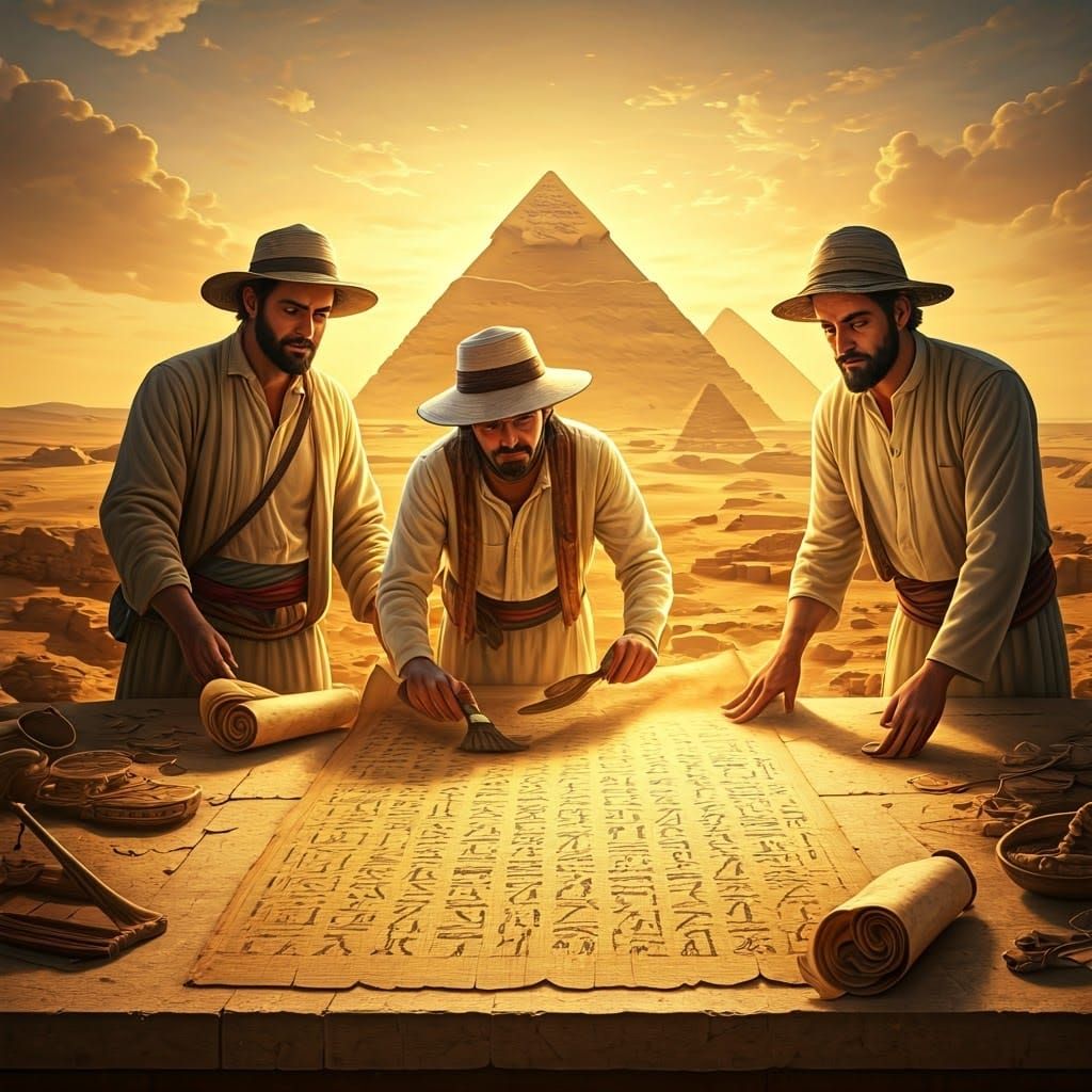 Archeologists Discover Ancient Scroll in Egypt