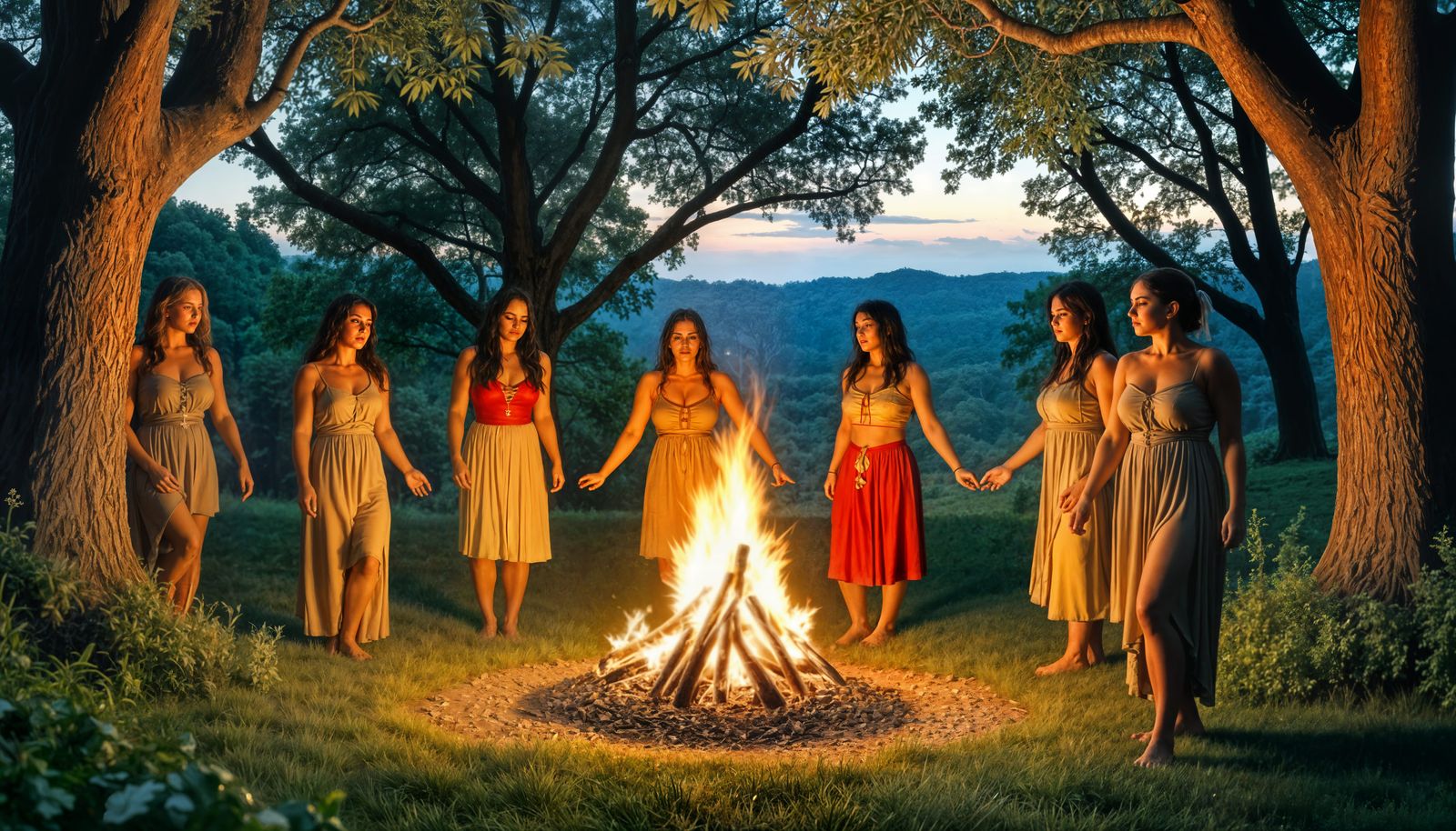 Ancient Amazonian Goddesses Celebrate Under Starry Skies in ...