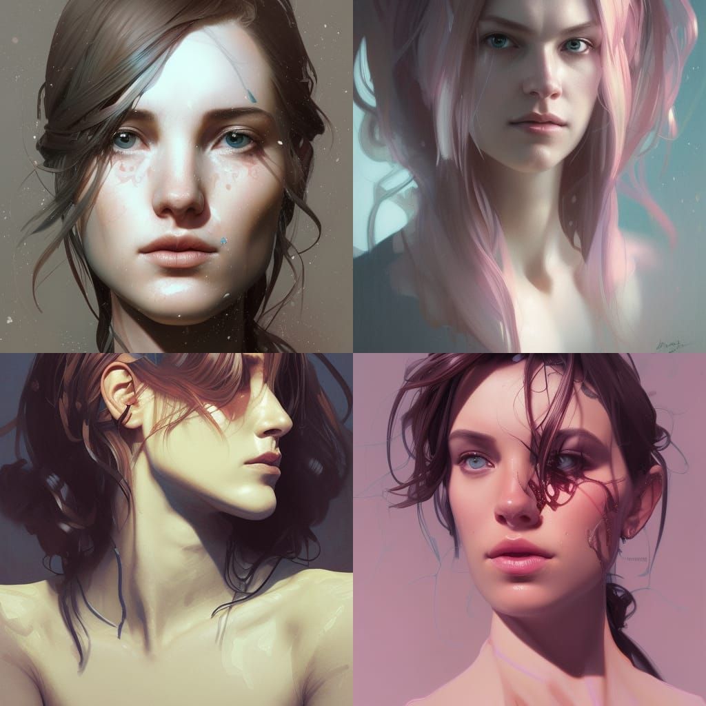 Detailed Portrait with Dynamic Lighting