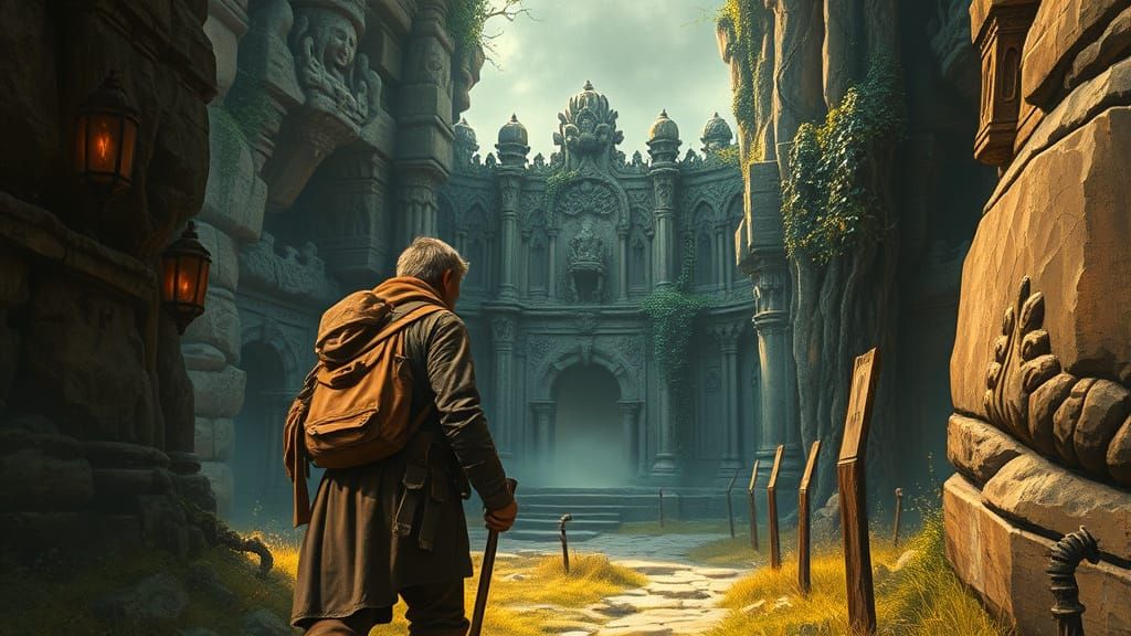 Traveler Finds Lost Kingdom Entrance