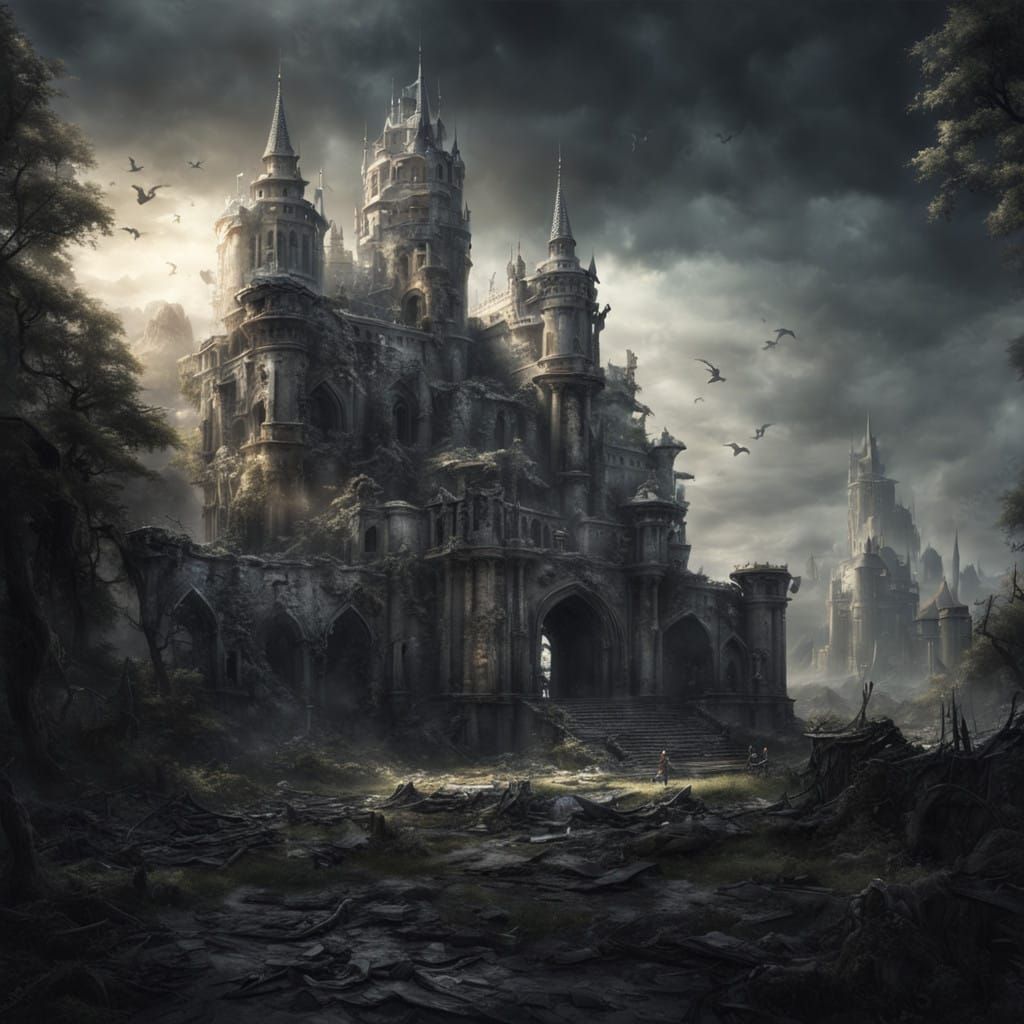 Epic German Dark Fantasy Bastion in Ruin