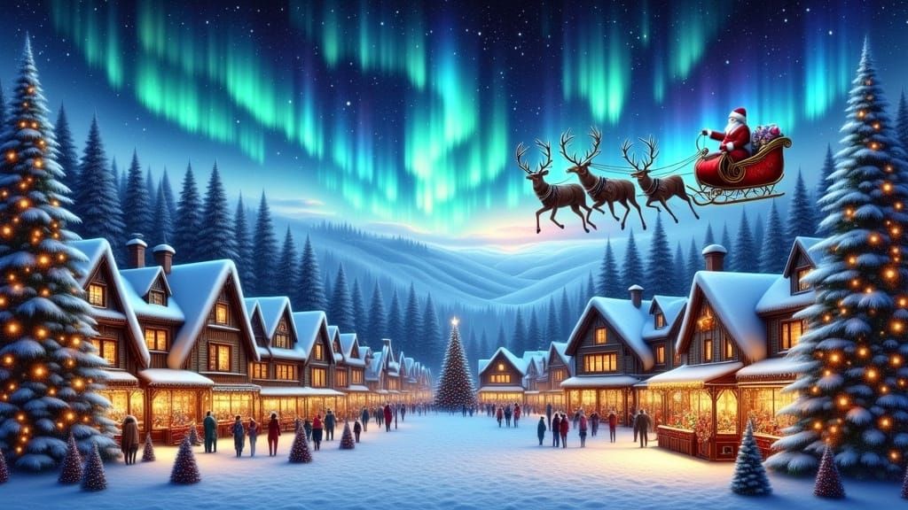 Winter Wonderland at the North Pole Village