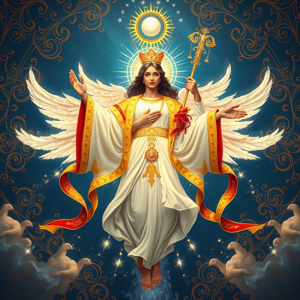 Divine Radiance in Majestic Ethiopian Style