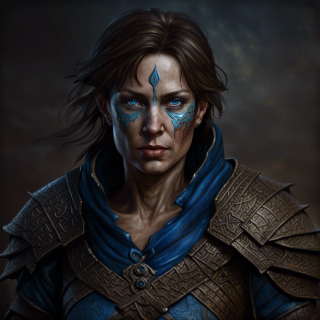 Medieval Warrior Woman Concept Art