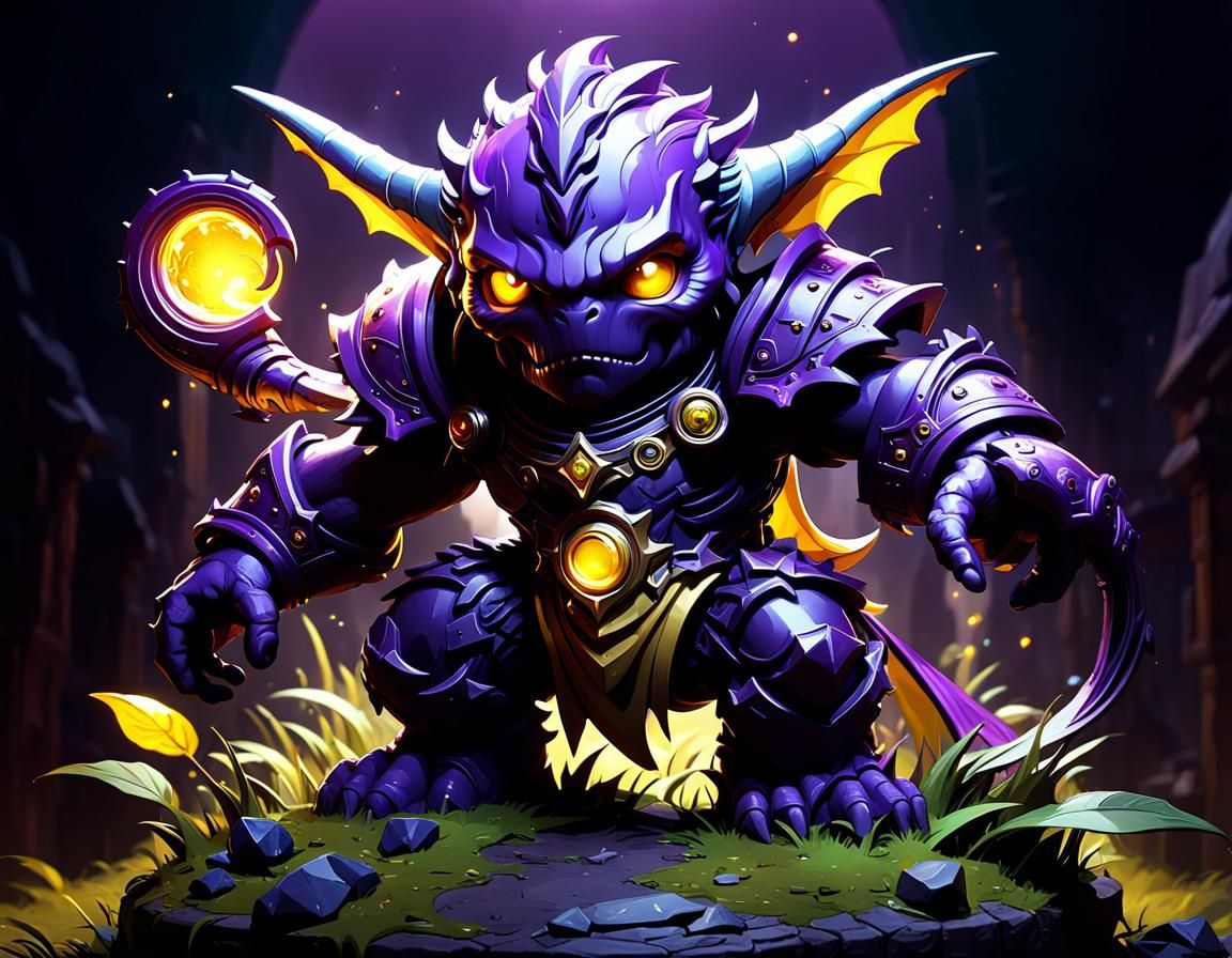 (the figure of a monster