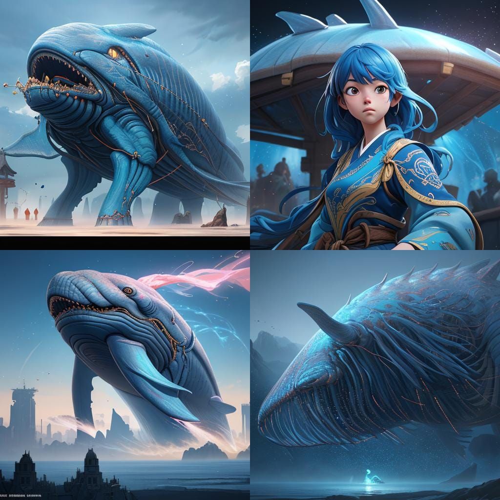 Whale Sukkah: Fantastical Digital Concept Art